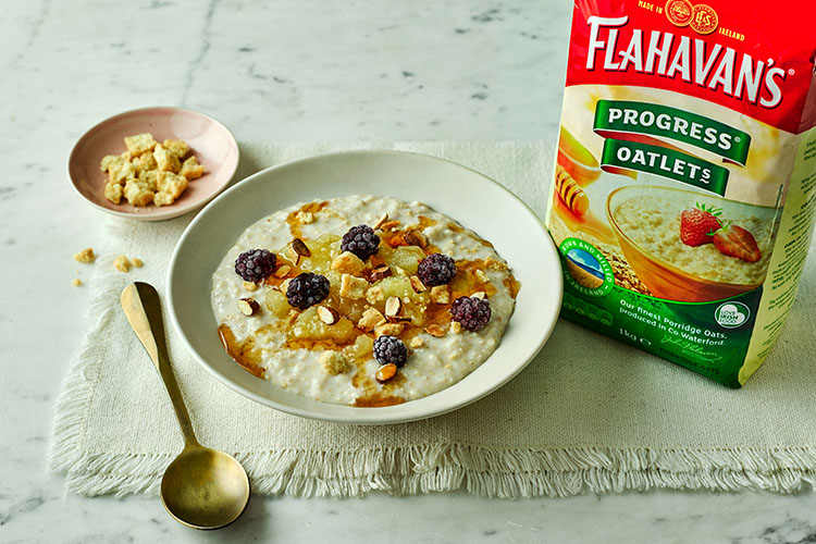 Flahavan's Recipes, Apple Crumble Porridge