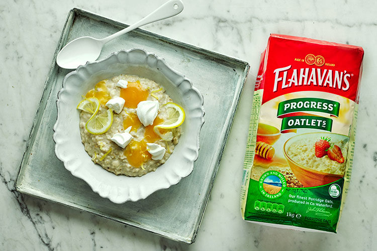 Flahavan's Recipes, Lemon Meringue Porridge