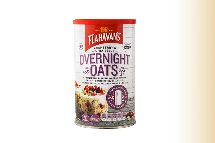 Flahavan's Cranberry & Chia Seeds Overnight Oats