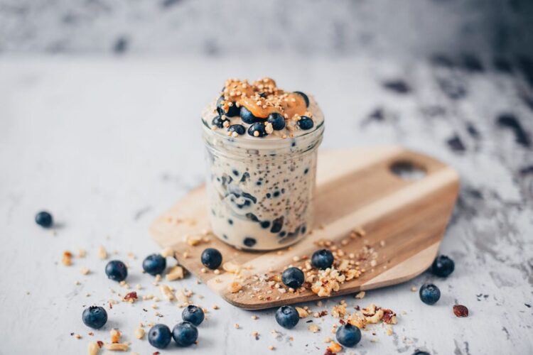 salted caramel overnight oats