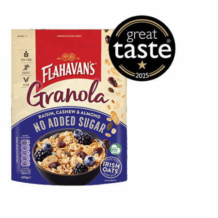 Flahavans Granola No added sugar Great Taste