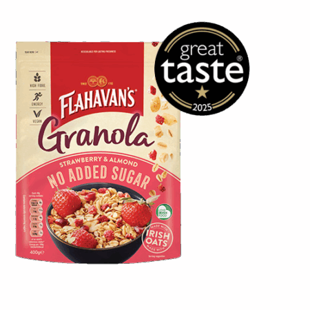 Flahavans Granola No added sugar Great Taste