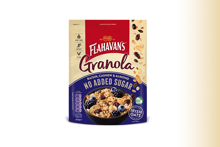 Flahavan's No Added Sugar Granola - Raisin, Cashew & Almond