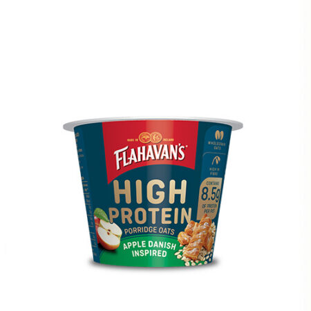 Flahavan’s High Protein Porridge Oat Pots - Apple Danish Inspired