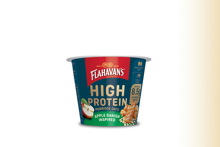 Flahavan’s High Protein Porridge Oat Pots - Apple Danish Inspired