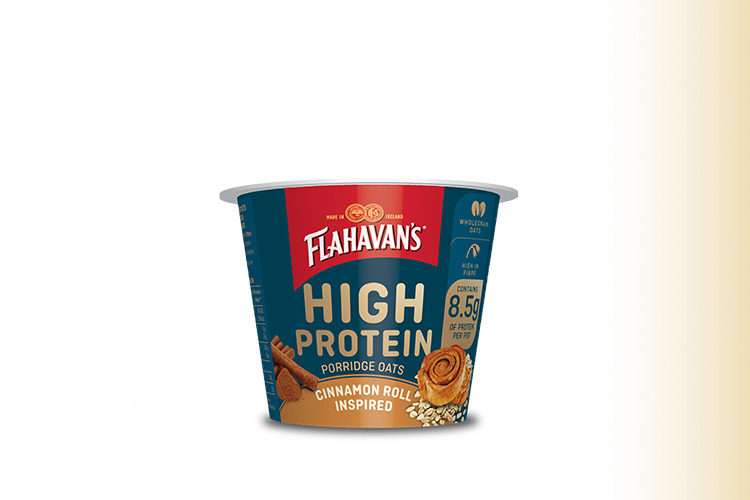 Flahavan’s High Protein Porridge Oat Pots - Cinnamon Roll Inspired