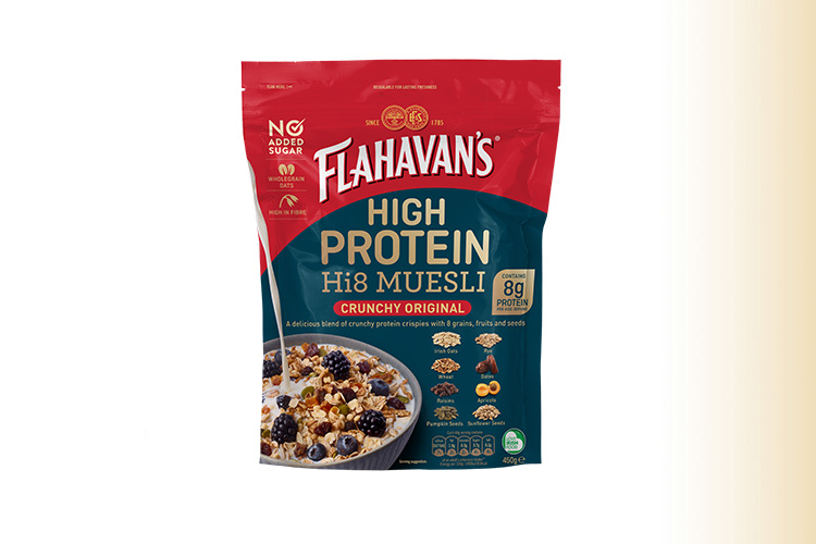 Flahavan’s High Protein Hi8 Muesli